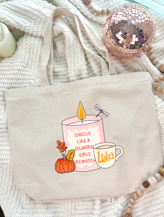 Smells Like A Gilmore Girls Rewatch Candle Tote