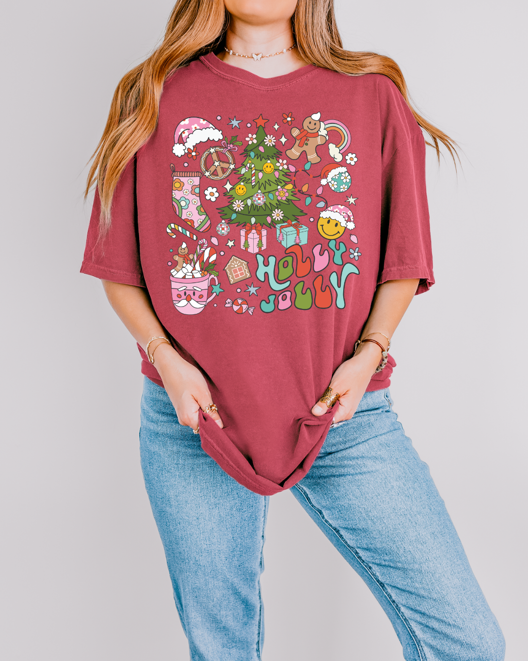 Holly Jolly Groovy Christmas - Shirt