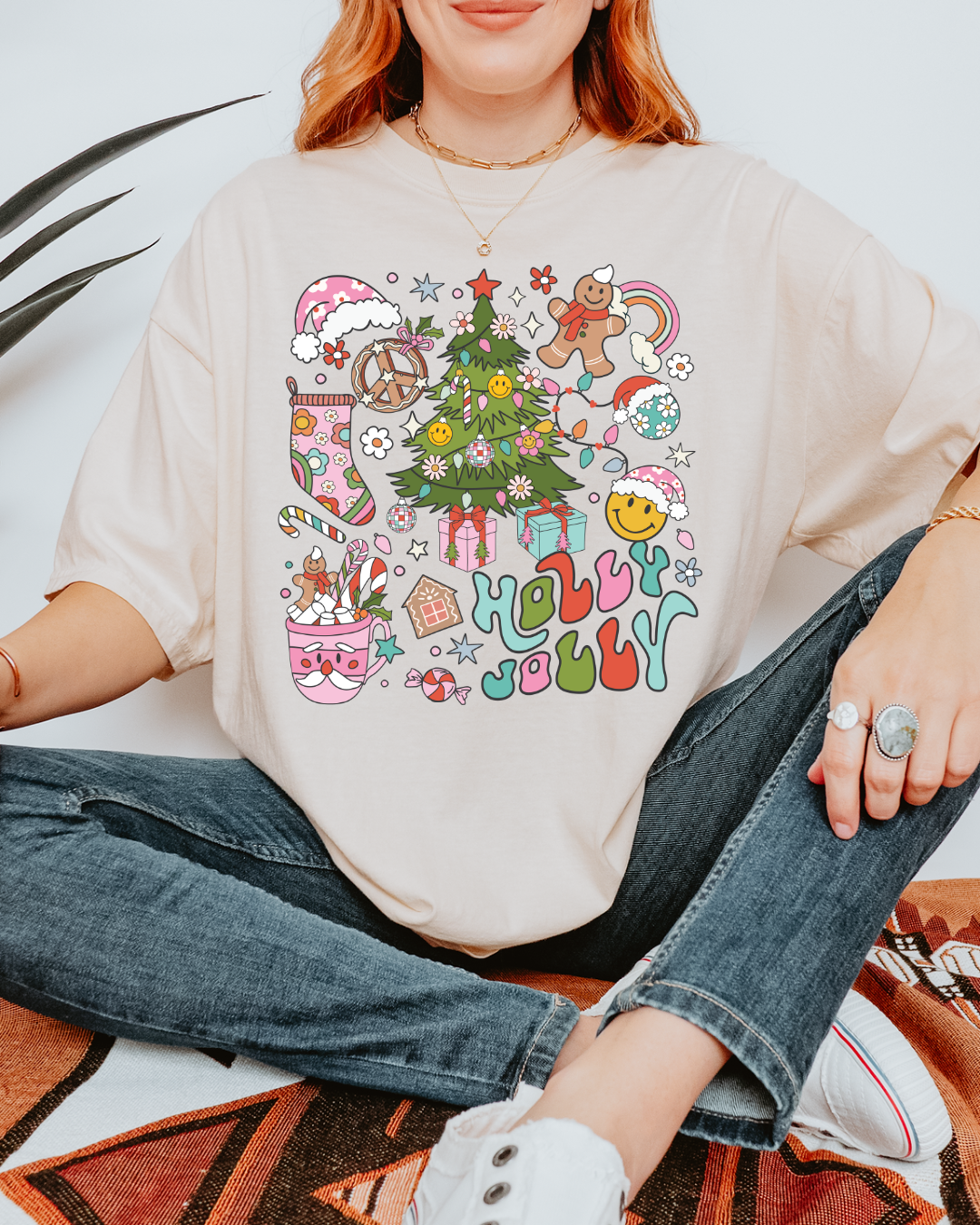 Holly Jolly Groovy Christmas - Shirt