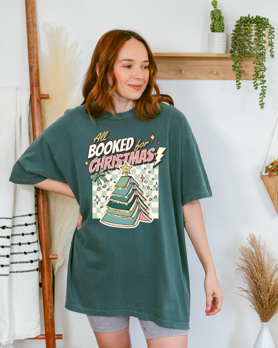 All Booked For Christmas - Shirt