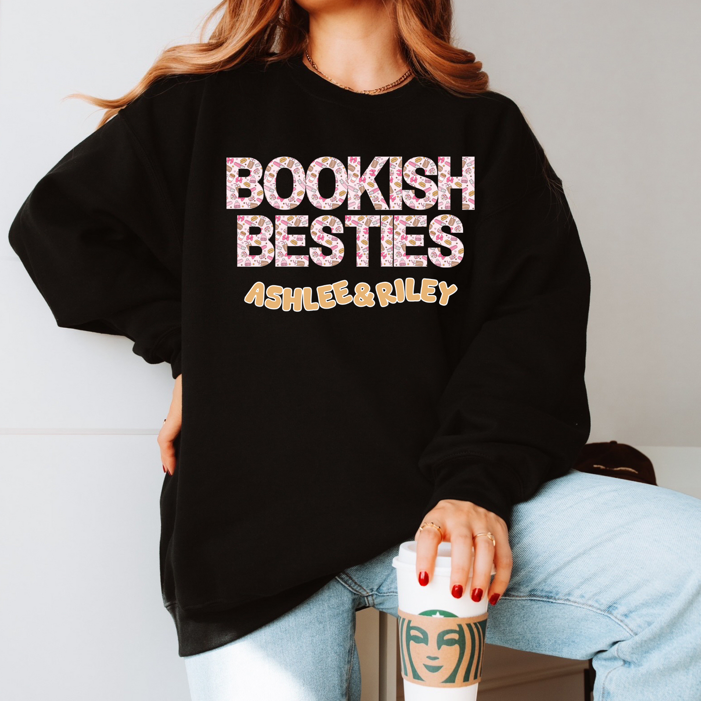 Personalized Fall Cozy Bookish Besties Shirt/Crewneck