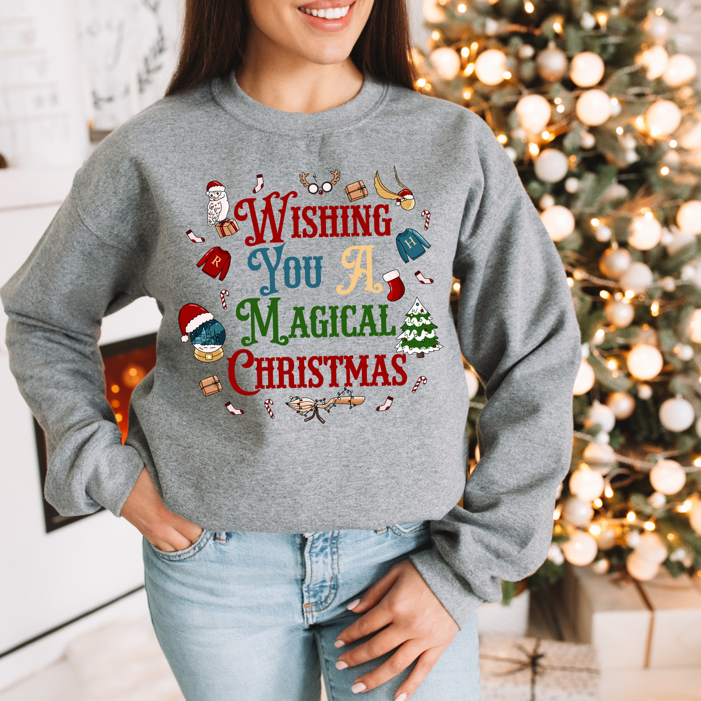 Wishing You A Magical Potter Christmas - Shirt/Crewneck