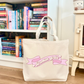 Bookish Girlie Banner Tote