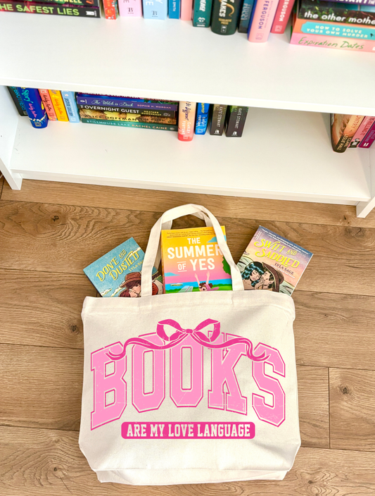 Books Are My Love Language Tote