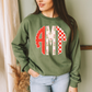 *CUSTOM* Monogrammed Festive Scalloped Christmas - Crewneck