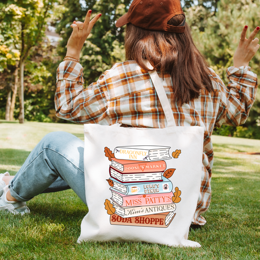 Gilmore Girls Book Stack Tote