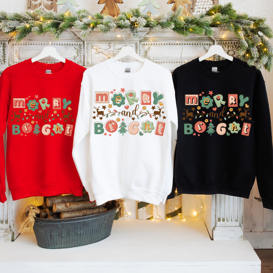 Merry & Bright Festive Cheer - Crewneck