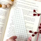 Soft Sage Plaid Bookmark