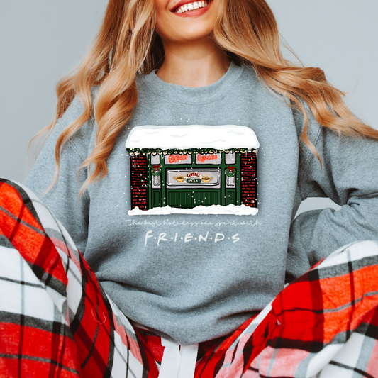 Snowy Central Perk - Shirt/Crewneck